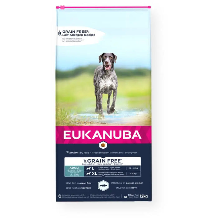 EUKANUBA Grain Free Large Breed - суха храна за кучета - 12