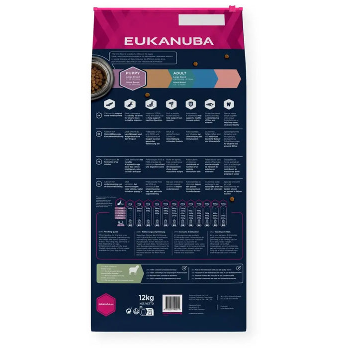 EUKANUBA Grain Free Puppy Large&Giant Lamb - суха храна