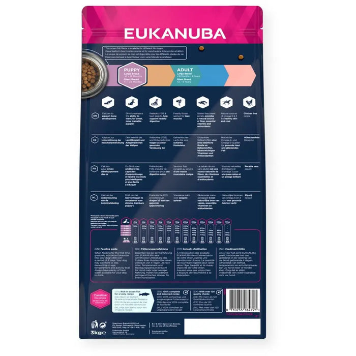 EUKANUBA Premium Grain Free Puppy Medium & Large Ocean fish