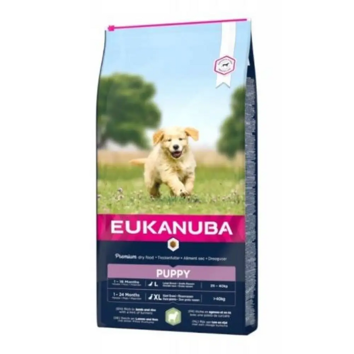 Eukanuba Puppy Lamb Ориз 12 кг