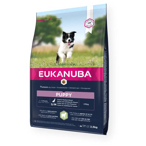 EUKANUBA Puppy Малко и средно агнешко с ориз - суха храна