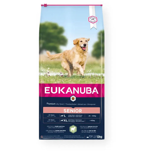 EUKANUBA Senior Large&Giant Lamb с ориз - суха храна