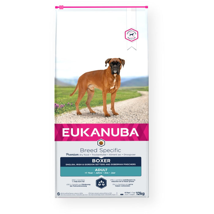 Суха храна за кучета Eukanuba за възрастни боксери 12 кг