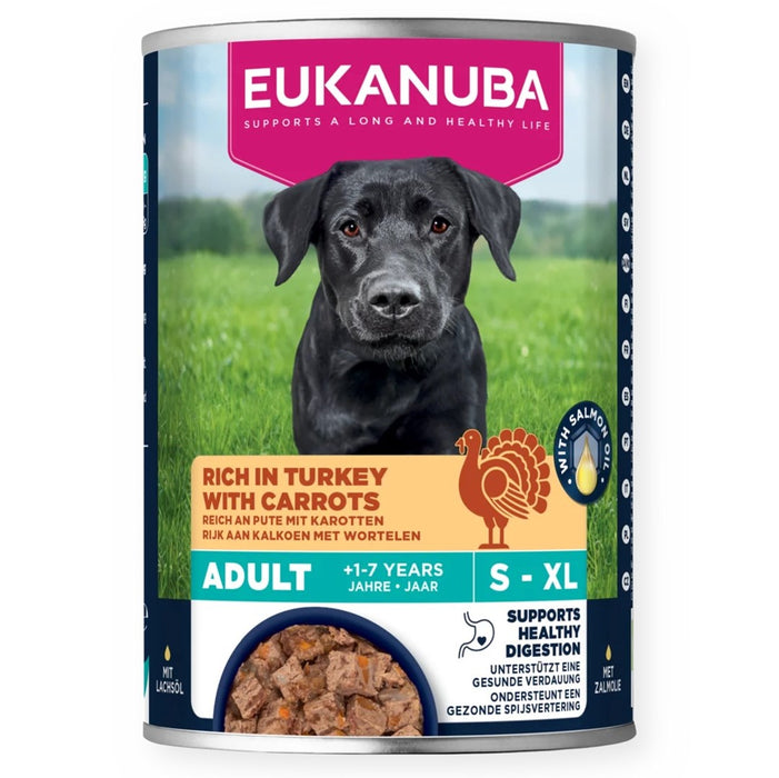 EUKANUBA Life Care Богата на пуешко и моркови - мокра храна за кучета - 400 г