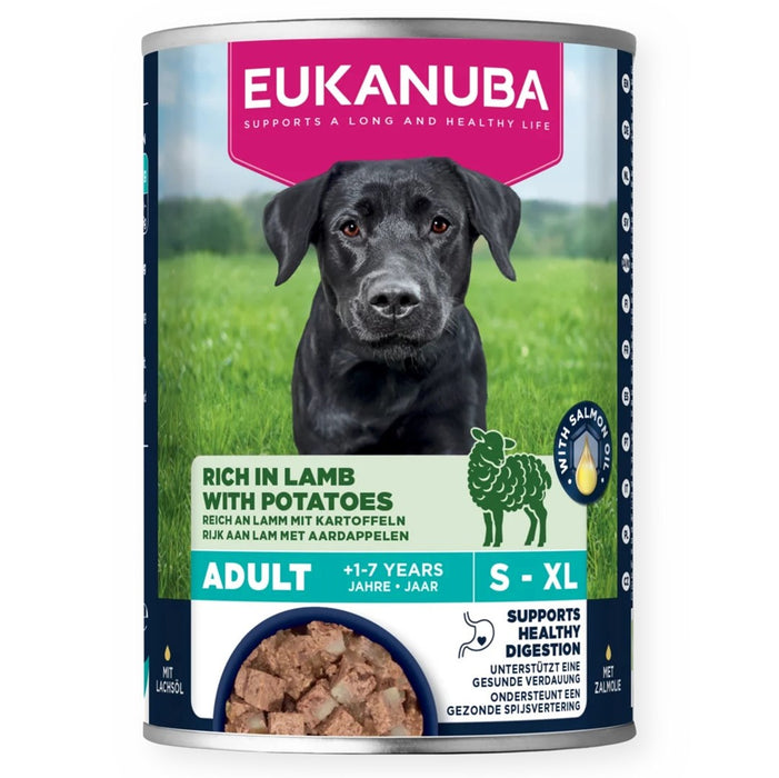 EUKANUBA Life Care Богата на агнешко и картофи - мокра храна за кучета - 400 г