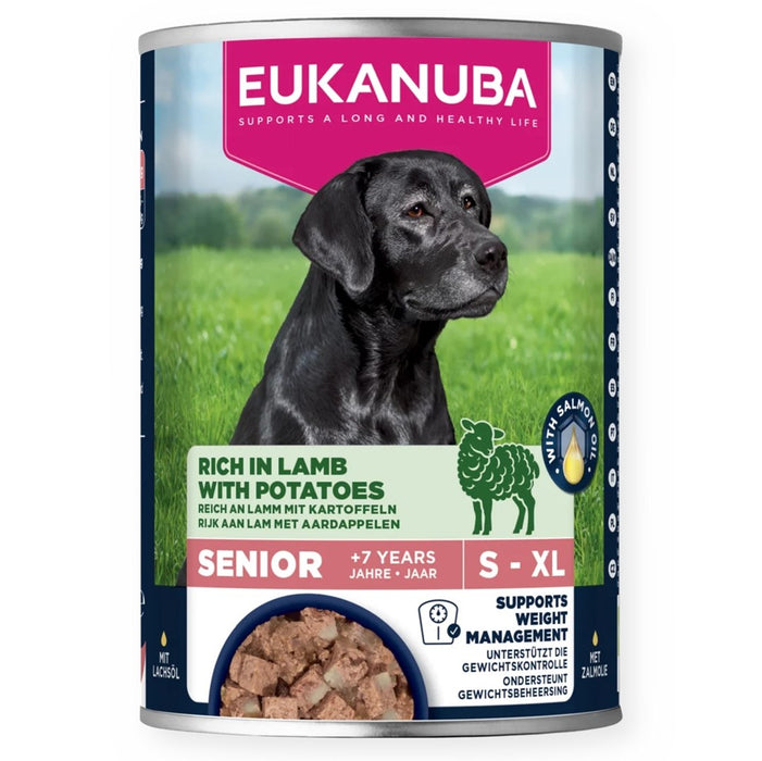 EUKANUBA Life Care Senior Богата на агнешко с картофи - мокра храна за кучета - 400 г