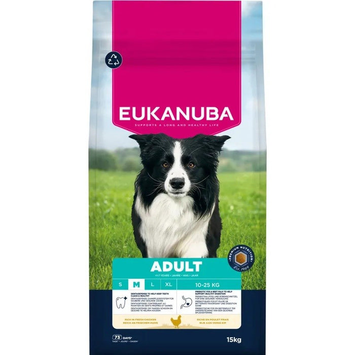 Eukanuba karma sucha dla psa średnie rasy kurczak 15 кг
