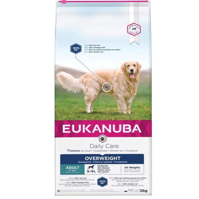 EUKANUBA Special Care Overweight Adult All Breed – суха храна за кучета – 12 кг