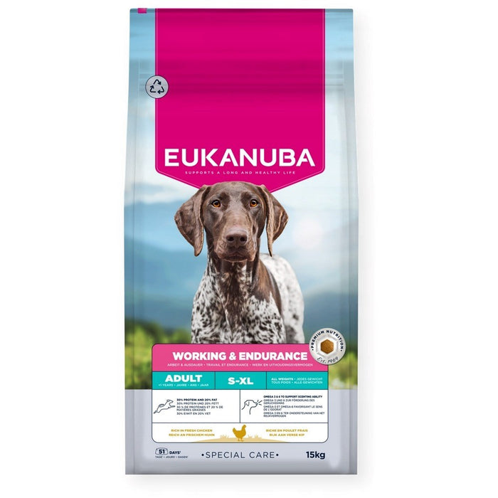 Eukanuba Working Endurance sucha karma dla psa 15 кг