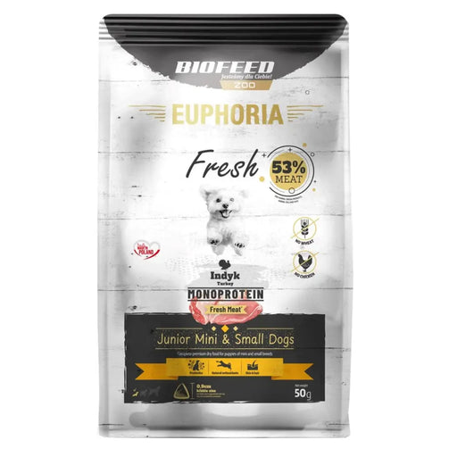 EUPHORIA Fresh Junior Monoprotein Turkey XS/S - суха храна
