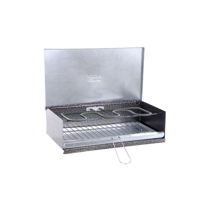 ДВОЕН ПАРТИ ГРИЛ EUROTRADE 1600 W, СИВ, КАПАК