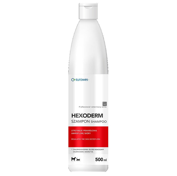 EUROWET Hexoderm - шампоан за кучета и котки - 500 мл