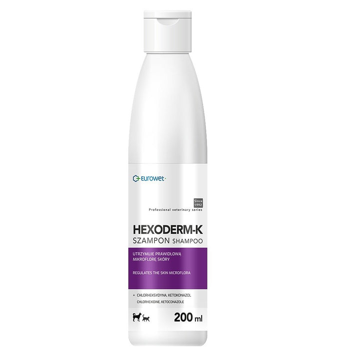EUROWET Hexoderm-K - шампоан за кучета и котки - 200 мл