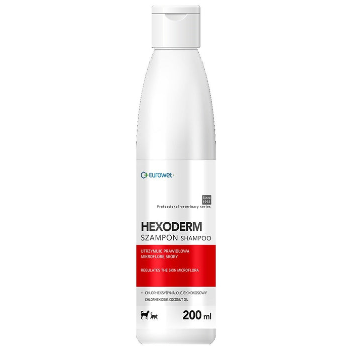 EUROWET Hexoderm - шампоан за кучета и котки - 200 мл