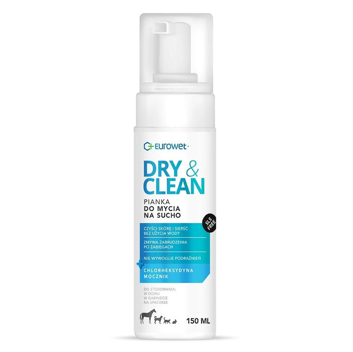 EUROWET Dry & Clean - пяна за кучета и котки - 150 мл