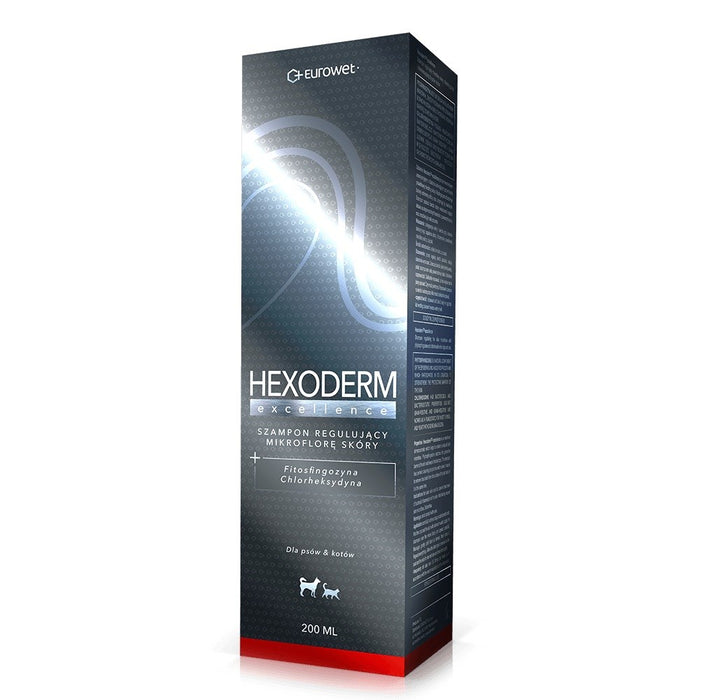 EUROWET Hexoderm Excellence - шампоан за кучета и котки - 200 мл