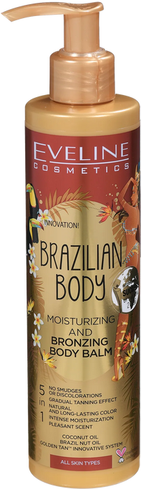 Бронзиращ балсам за тяло Brazilian Body 5in1, 200 ml