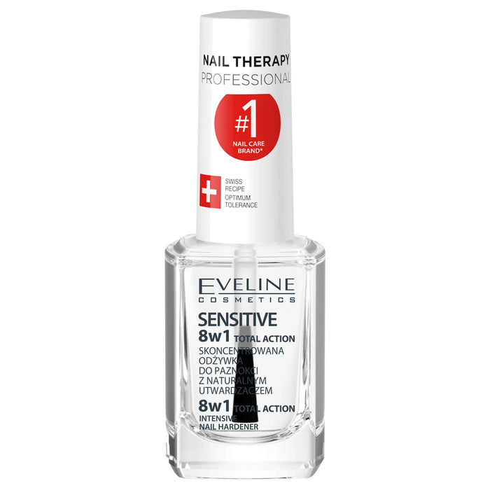 Интензивен заздравител за нокти 8in1 Total Action Sensitive, 12 ml