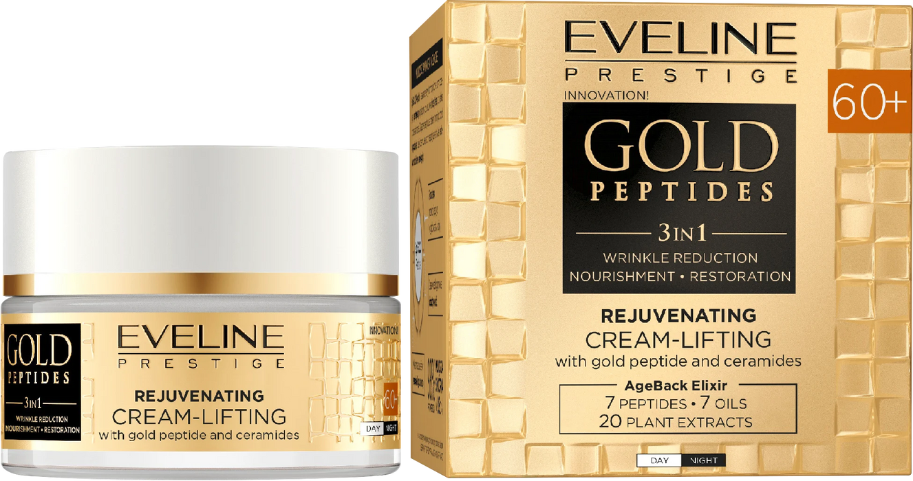 Лифтинг крем за лице GOLD Peptides 3 в 1, 60+, 203 g