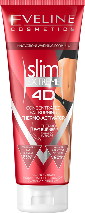 Термоактивен антицелулитен серум Slim Extreme 4D, 250 ml