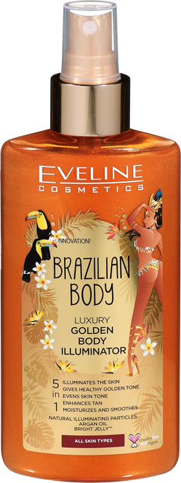 Златист спрей за тяло Brazilian Body, 150 ml