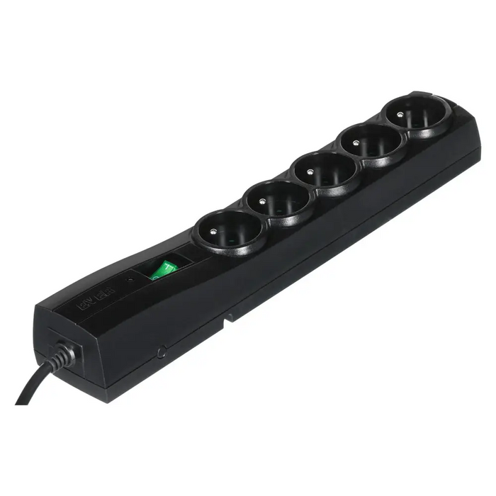 Ever CLASSIC 3m Black 5 AC контакт(а) 250 V