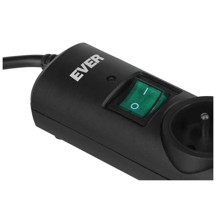 Ever Optima 3m Черен 6 AC изход(а) 250 V