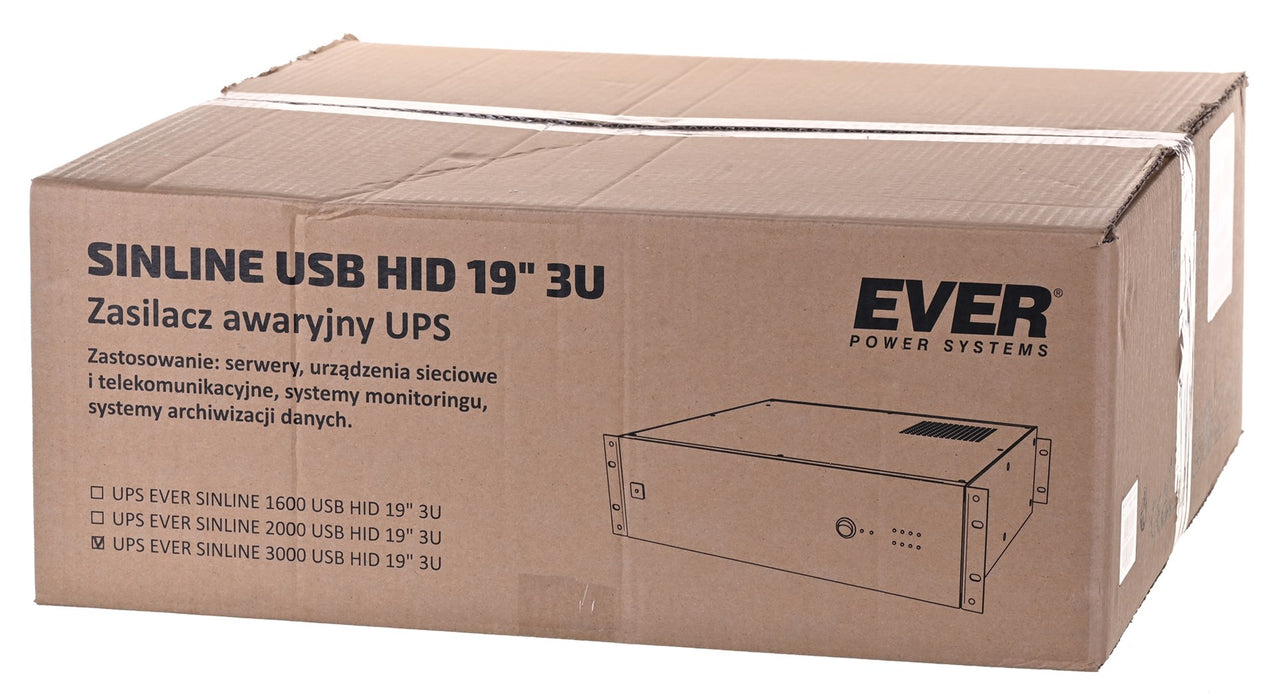 UPS EVER SINLINE 3000 USB HID 19" 3U
