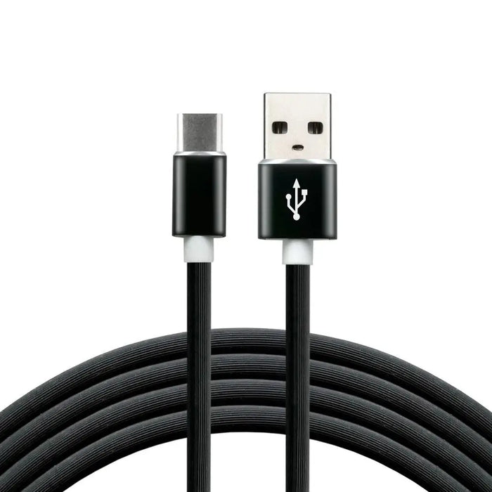 everActive кабел USB-C 1m - Черен силиконов бързо зареждане