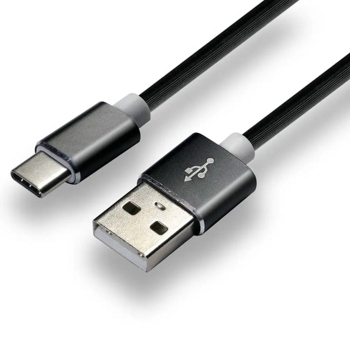 everActive кабел USB-C 1m - Черен силиконов бързо зареждане