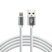 everActive кабел USB Lightning 1m - Бял силиконов бързо