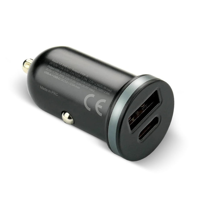Зарядно за кола everActive CC-30Q USB + USB-C QC 3.0 PD 35W