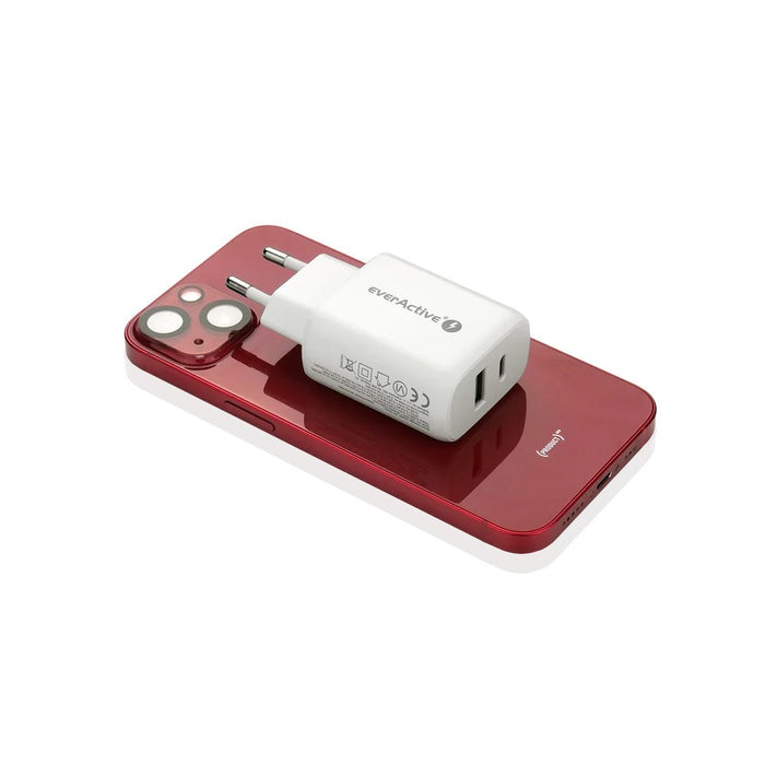 Зарядно устройство 1 x USB Quick Charge 3.0, 1 x USB-C PD PPS 25W бяло