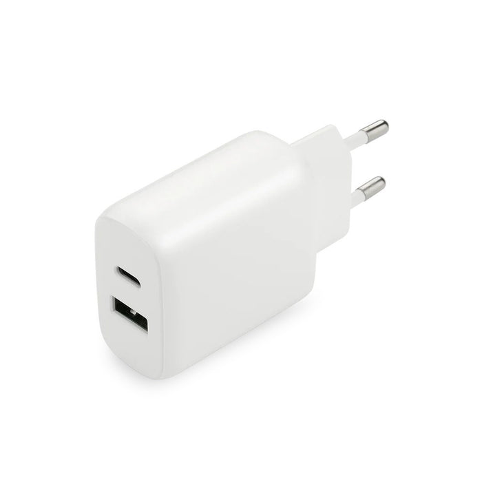 Зарядно устройство 1 x USB Quick Charge 3.0, 1 x USB-C PD PPS 25W бяло