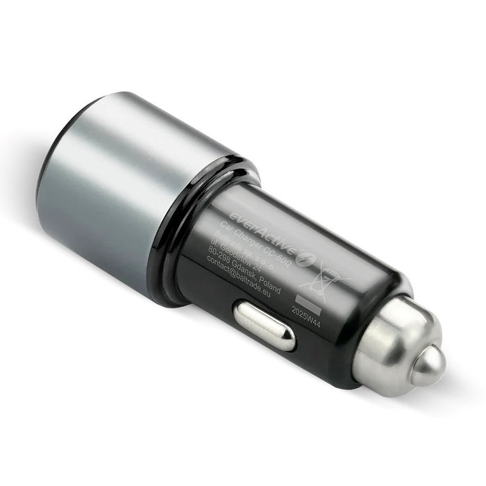 Зарядно за кола everActive CC-60Q USB QC3.0 + USB-C PD 83W