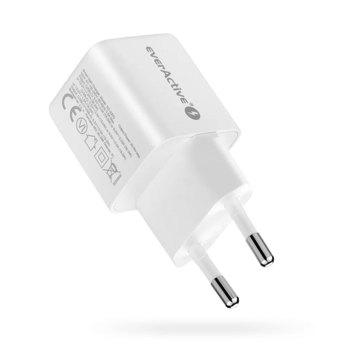 Зарядно устройство 1 x USB, 1 x USB-C Quick Charge 3.0 20W бяло