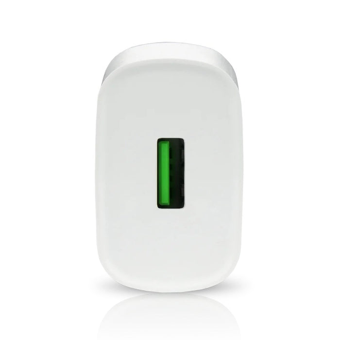 Зарядно устройство 1x USB Quick Charge 3.0 18W бяло