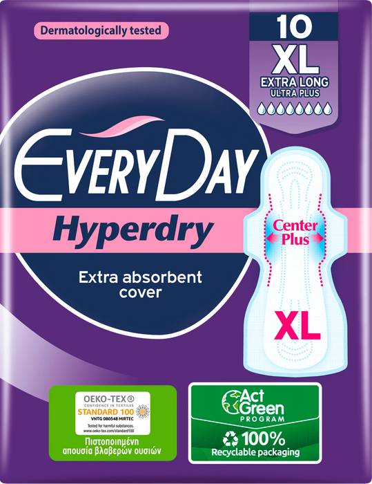 Дамски превръзки Hyperdry XL, 10 бр