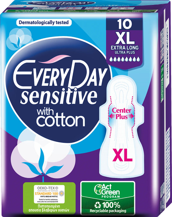 Дамски превръзки Sensitive XL, 10 бр