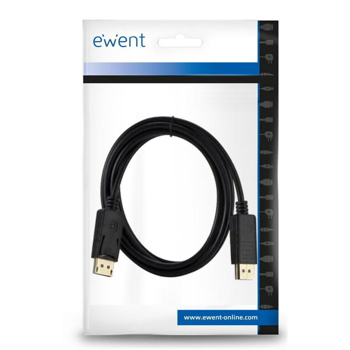 Кабел DisplayPort Ewent EW-140100-020-N-P Черен 2 m