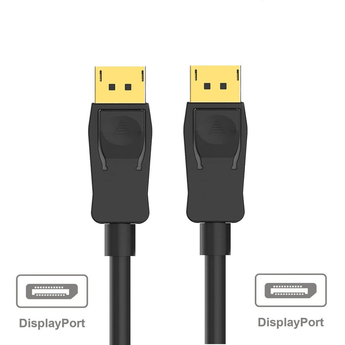 Кабел DisplayPort Ewent EW-140100-020-N-P Черен 2 m