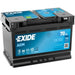 EXIDE AGM 70AH 760A R+