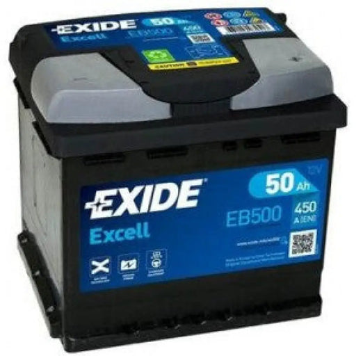 EXIDE EXCELL 50AH 450A R+