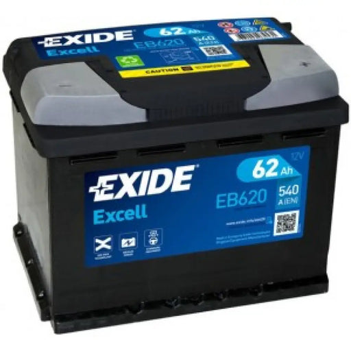 EXIDE EXCELL 62AH 540A R+