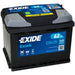 EXIDE EXCELL 62AH 540A R+