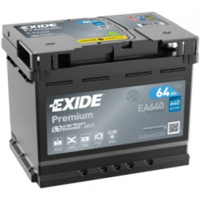 EXIDE PREMIUM 64AH 640A R+