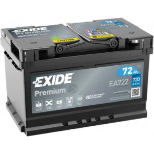 EXIDE PREMIUM 72AH 720A R+