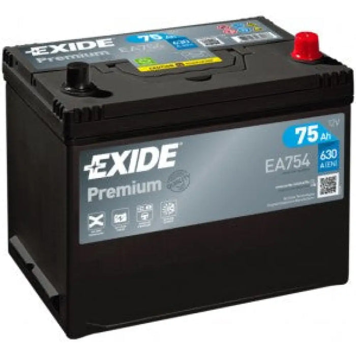 EXIDE PREMIUM 75AH 630A R+ JIS