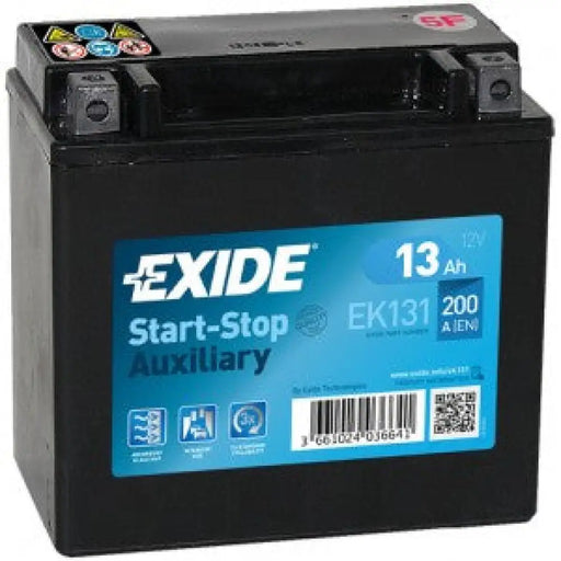 EXIDE START-STOP AUXILIARY 13AH 200A L+
