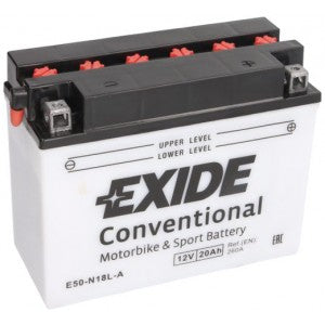 EXIDE BIKE E50-N18L-A 20AH 260A 12V R+
